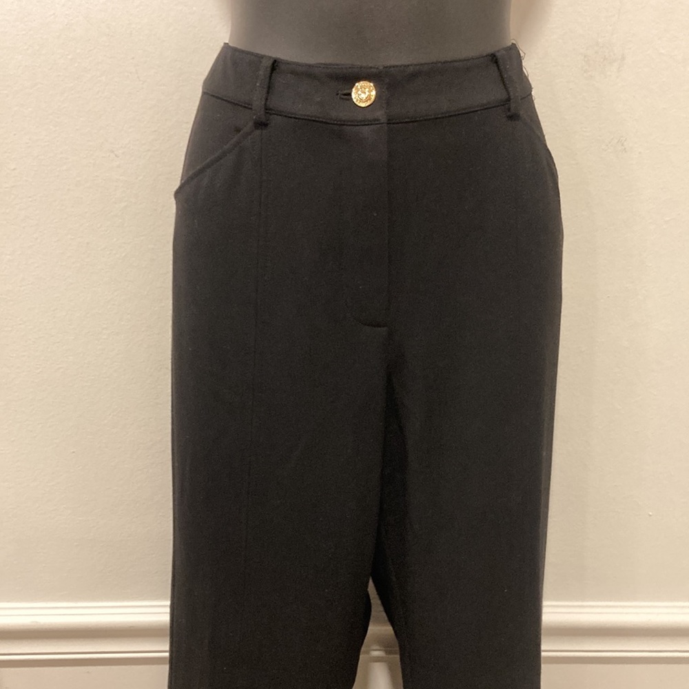 St. John Collection by Marie Gray Black Polyester/Viscose/Spandex Slacks… - Picture 4 of 6